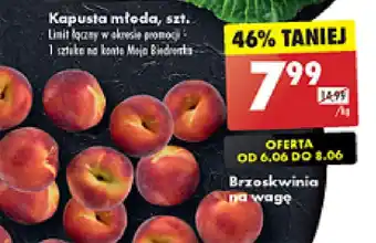 Biedronka Brzoskwinia na wagę 1 kg oferta