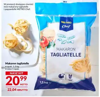 Makro Makaron tagliatelle 1,5 kg oferta