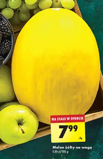 Biedronka Melon żółty na wagę 1 kg oferta