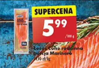 Biedronka Łosoś Coho rodzinna porcja Marinero 100 g oferta
