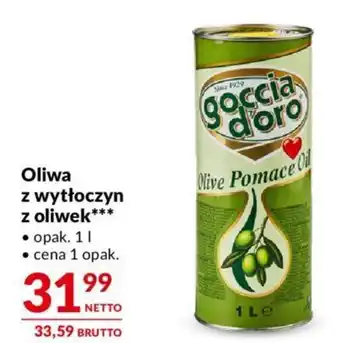 Makro Oliwa z wytłoczyn z oliwek 1 l oferta