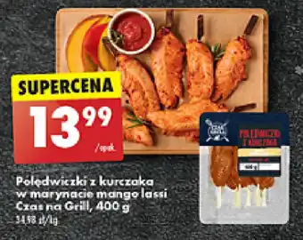 Biedronka Polędwiczki z kurczaka w marynacie mango lassi Czas na Grill, 400 g oferta