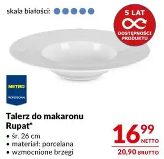 Makro Talerz do makaronu Rupat oferta