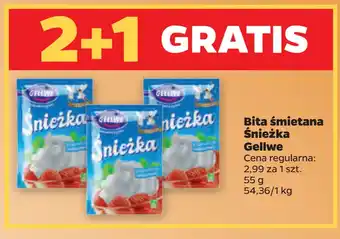 Netto Bita śmietana Śnieżka Gellwe oferta