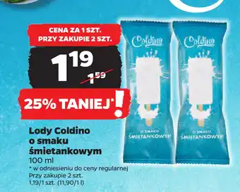 Netto Lody Coldino o smaku śmietankowym oferta