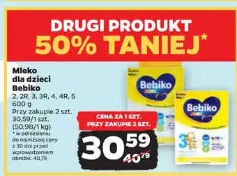 Netto Mleko dla dzieci Bebiko oferta