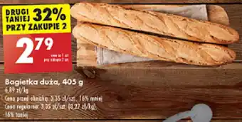 Biedronka Bagietka duża, 405 g oferta