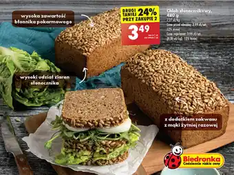 Biedronka Chleb słonecznikowy, 480 g oferta