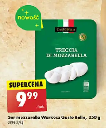 Biedronka Ser mozzarella Warkocz Gusto Bello, 250 g oferta