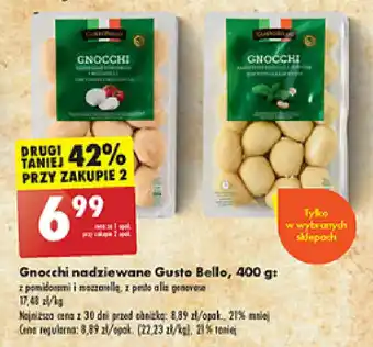 Biedronka Gnocchi nadziewane Gusto Bello, 400 g oferta