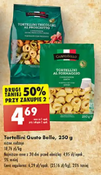 Biedronka Tortellini Gusto Bello, 250 g oferta