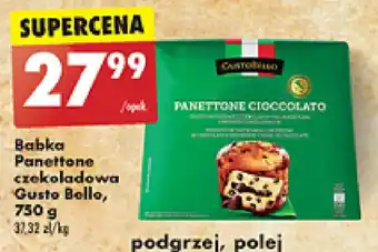 Biedronka Babka Panettone czekoladowa Gusto Bello, 750 g oferta