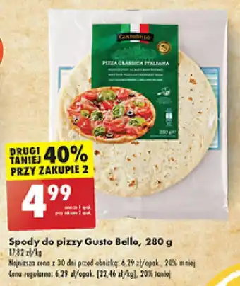 Biedronka Spody do pizzy Gusto Bello, 280 g oferta