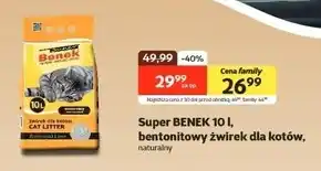 Kakadu Żwirek bentonitowy Super Benek oferta