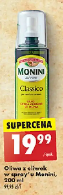 Biedronka Oliwa z oliwek w spray'u Monini, 200 ml oferta