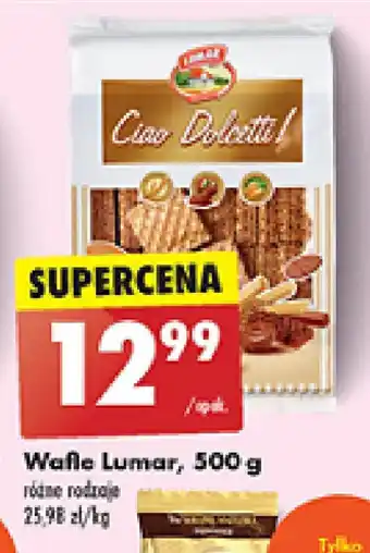 Biedronka Wafle Lumar, 500 g oferta