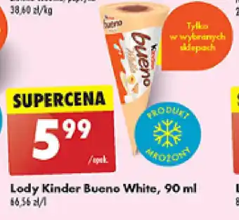 Lody Kinder Bueno White, 90 ml