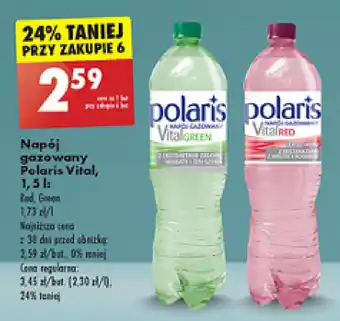 Biedronka Napój gazowany Polaris Vital, 1.5 l oferta