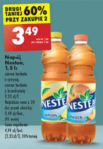 Biedronka Napój Nestea 1,5 l oferta
