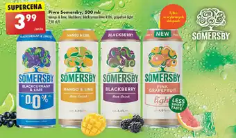 Biedronka Piwo Somersby, 500 ml oferta