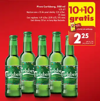 Biedronka Piwo Carlsberg, 500 ml oferta