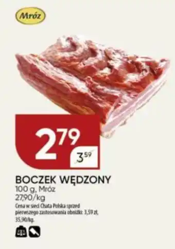 Chata Polska BOCZEK WĘDZONY Mróz, 100 g oferta