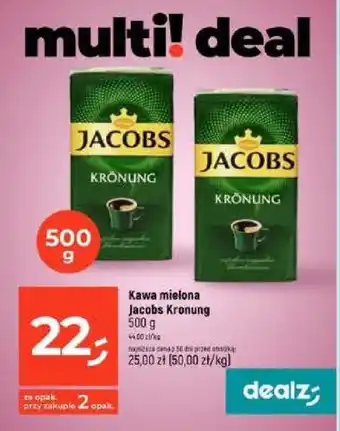 Dealz Kawa mielona Jacobs Kronung 500 g oferta