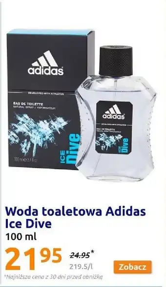 Action Woda toaletowa Adidas Ice Dive 100 ml oferta