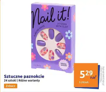 Action Sztuczne paznokcie 24 szt. oferta