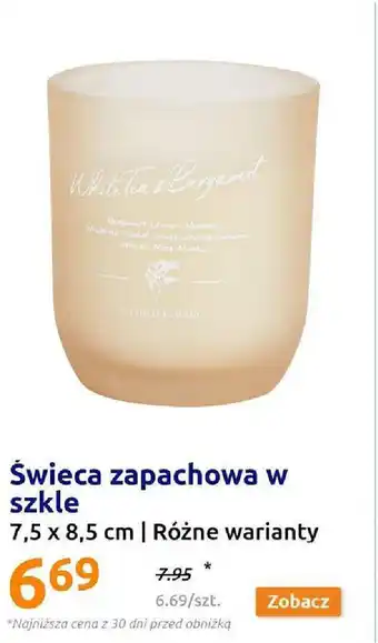 Action Świeca zapachowa w szkle oferta