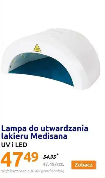 Action Lampa do utwardzania lakieru Medisana oferta