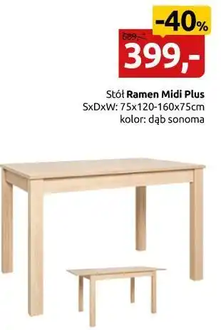 Black Red White Stół Ramen Midi Plus oferta