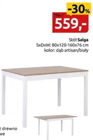 Black Red White Stół Salga oferta