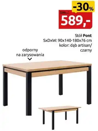 Black Red White Stół Pont oferta