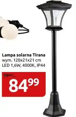 Black Red White Lampa SOLARNA TIRANA oferta