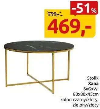 Black Red White Stolik Xana oferta