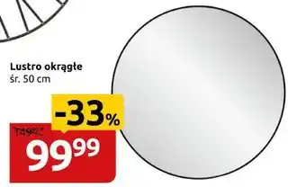 Black Red White LUSTRO METALOWE OKRĄGŁE oferta