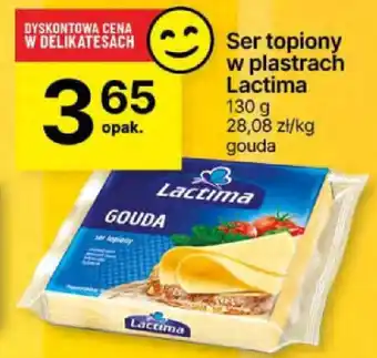 Delikatesy Centrum Ser topiony w plastrach Lactima 130 g oferta