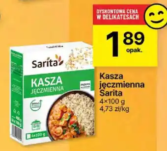 Delikatesy Centrum Kasza jęczmienna Sarita 4x100 g oferta