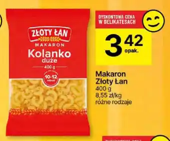 Delikatesy Centrum Makaron Złoty Łan 400 g oferta