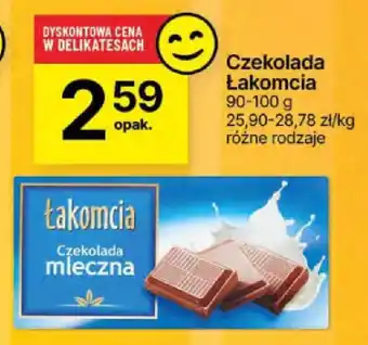 Delikatesy Centrum Czekolada Łakomcia 90-100 g oferta
