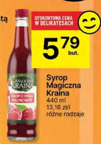 Delikatesy Centrum Syrop Magiczna Kraina 440ml oferta
