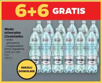 Netto Woda gazowana Cisowianka oferta