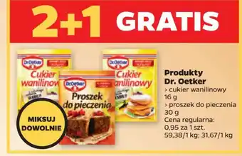 Netto Cukier wanilinowy Dr. Oetker oferta