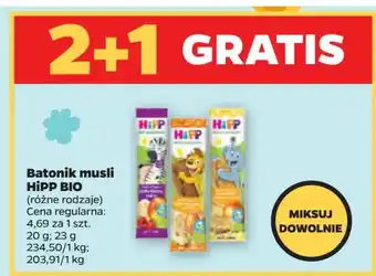Netto Batonik jabłka-banany-maliny Hipp Owocowy Przyjaciel oferta