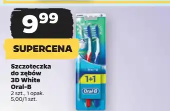 Netto Szczoteczka do zębów medium Oral-B 3D White oferta