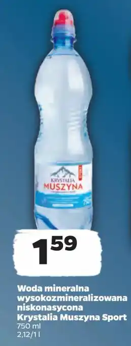 Netto Woda niegazowana sport Krystalia Muszyna oferta
