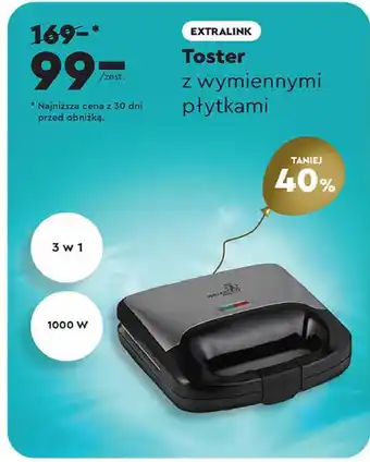 Toster 3w1 Extralink