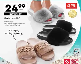 Biedronka Klapki damskie 37-41 Cleve oferta