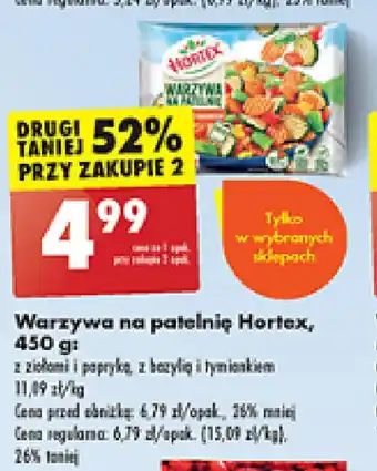 Biedronka Warzywa na patelnię Hortex 450g oferta